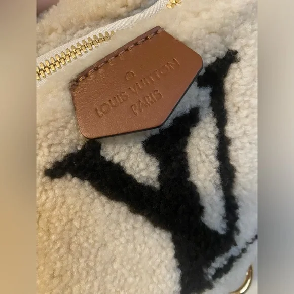 Louis Vuitton 2019 Monogram Giant Teddy Fleece Bumbag - Picture 7 of 16